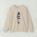 Evzone Nutcracker Illustration Sweatshirt | Holiday Nutcracker Soldier Crewneck