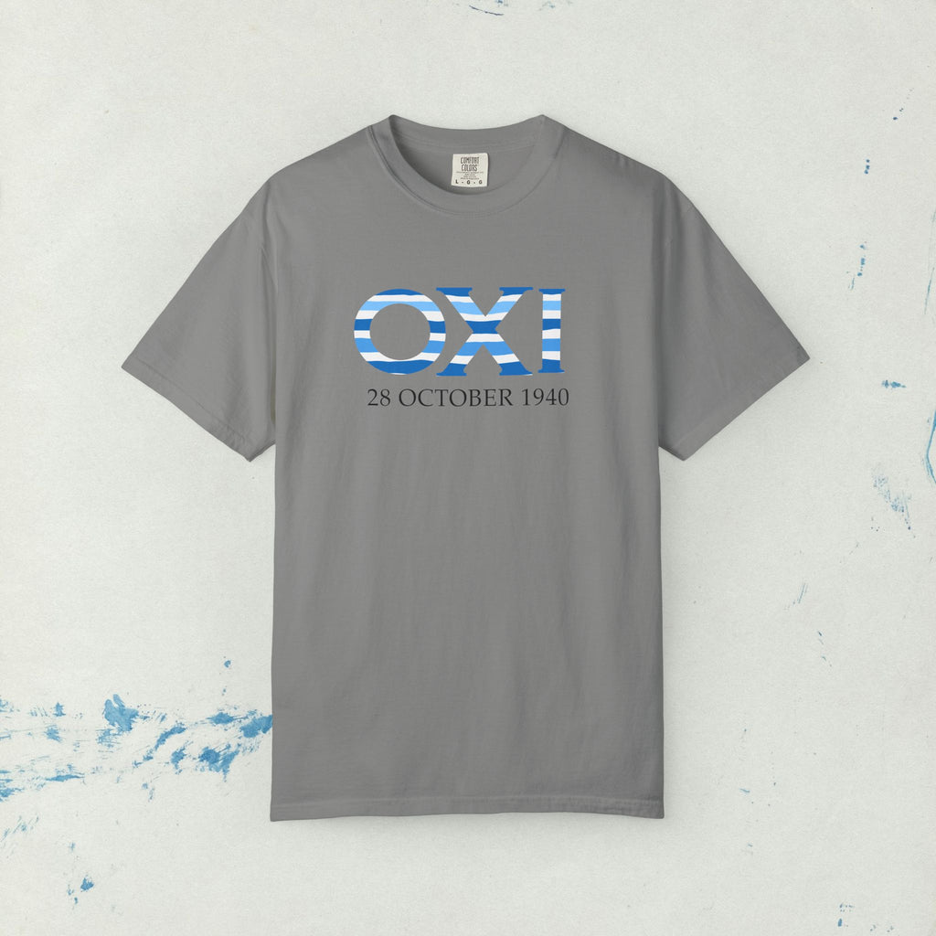 Oxi Day Greek Celebration Unisex T-shirt, Greek History Cultural Pride Shirt, Greek Independence Day Apparel, Greek Heritage Tee, Patriotic