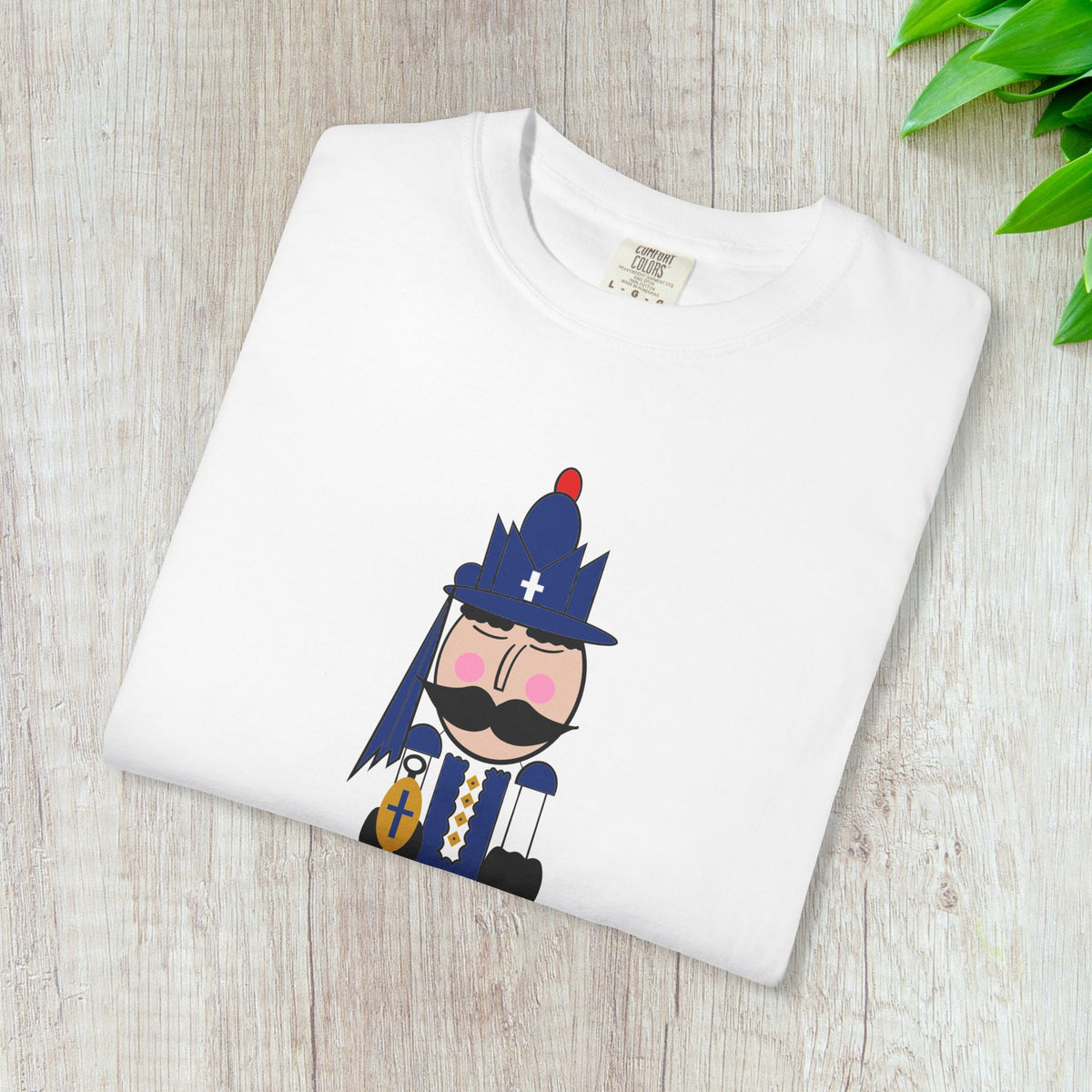 Evzone Nutcracker Illustration T-shirt | Christmas Graphic Tee