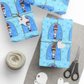 Greek Evzone Nutcracker Gift Wrap, Greece Traditional Soldier, Christmas Holiday Packaging