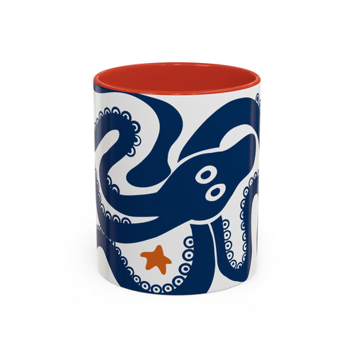 Ancient Minoan style Octopus Coffee Mug | 11oz