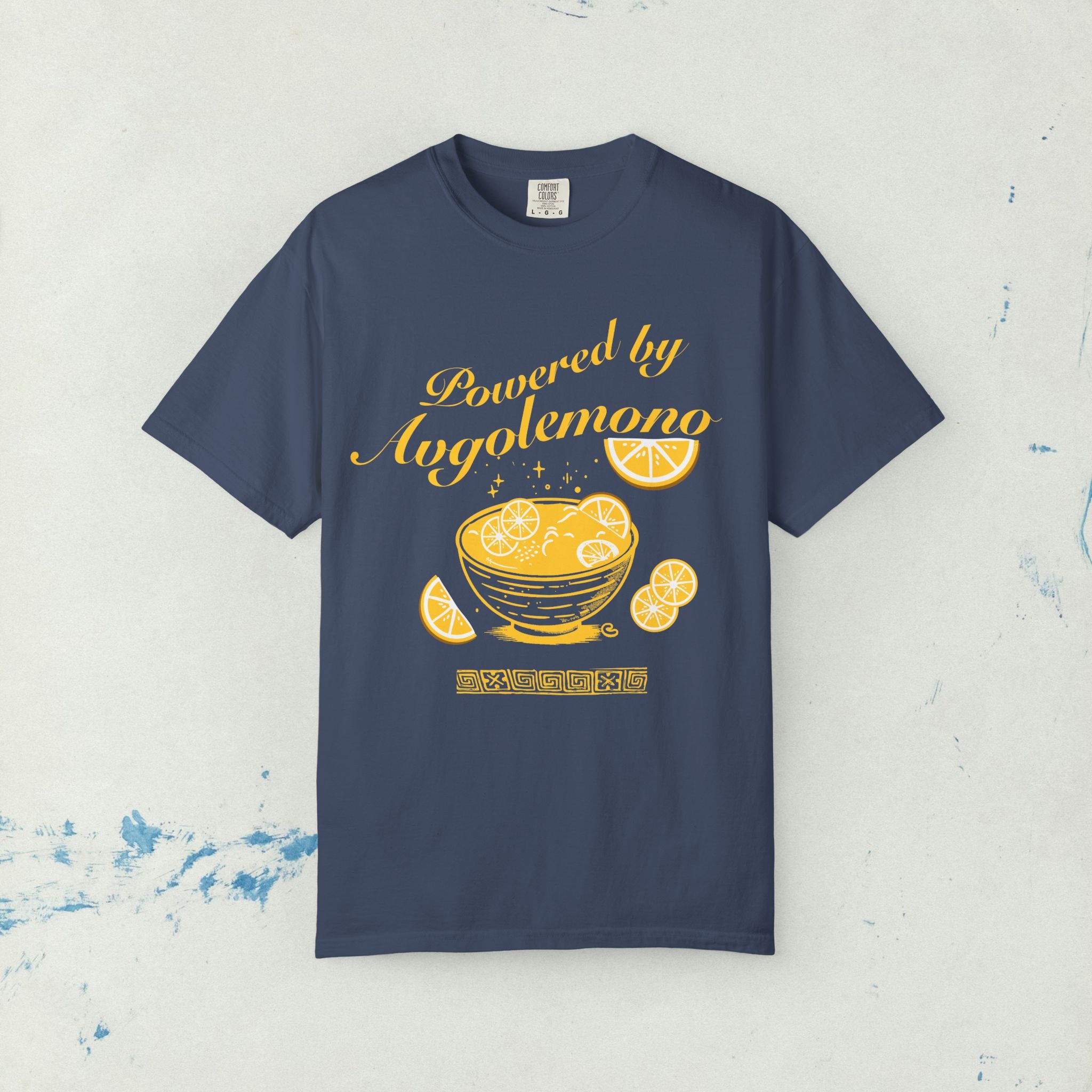 Avgolemono Greek Egg Lemon Soup Unisex T-shirt, Greek Cooking Cuisine Yiayia's Recipe Tee, Greek food T-shirt
