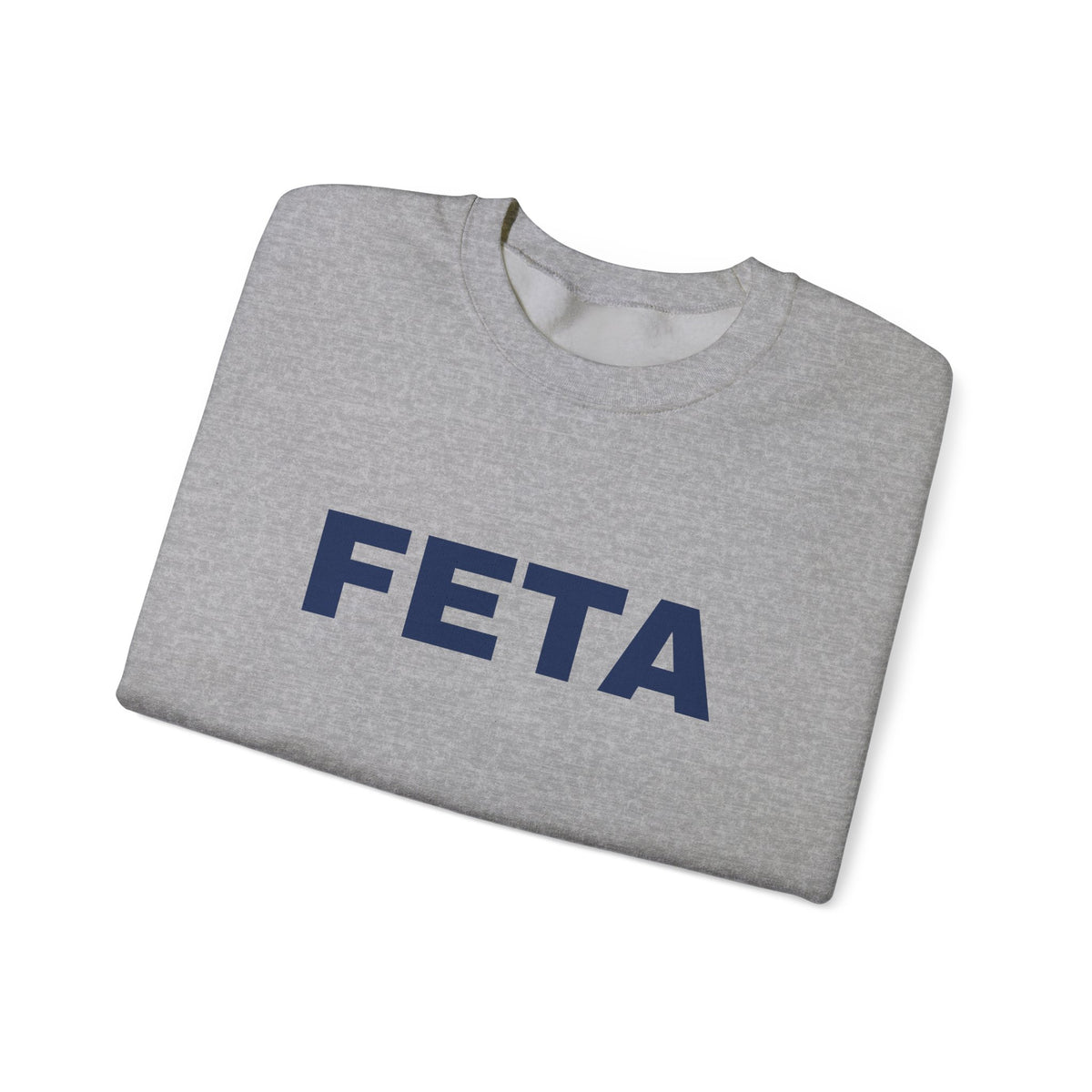 Feta Cheese Lovers Sweatshirt | Greek Foodie, Vintage Typography
