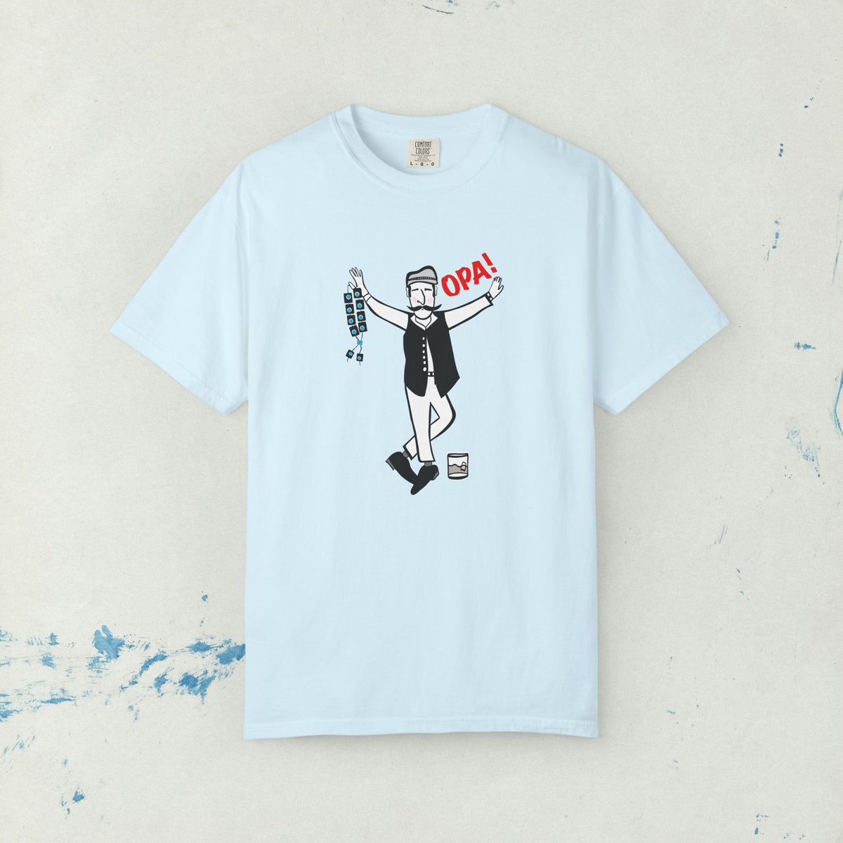 Opa! Greek Dancer T-shirt, Traditional Dance Graphic Tee, Greek Culture Gift