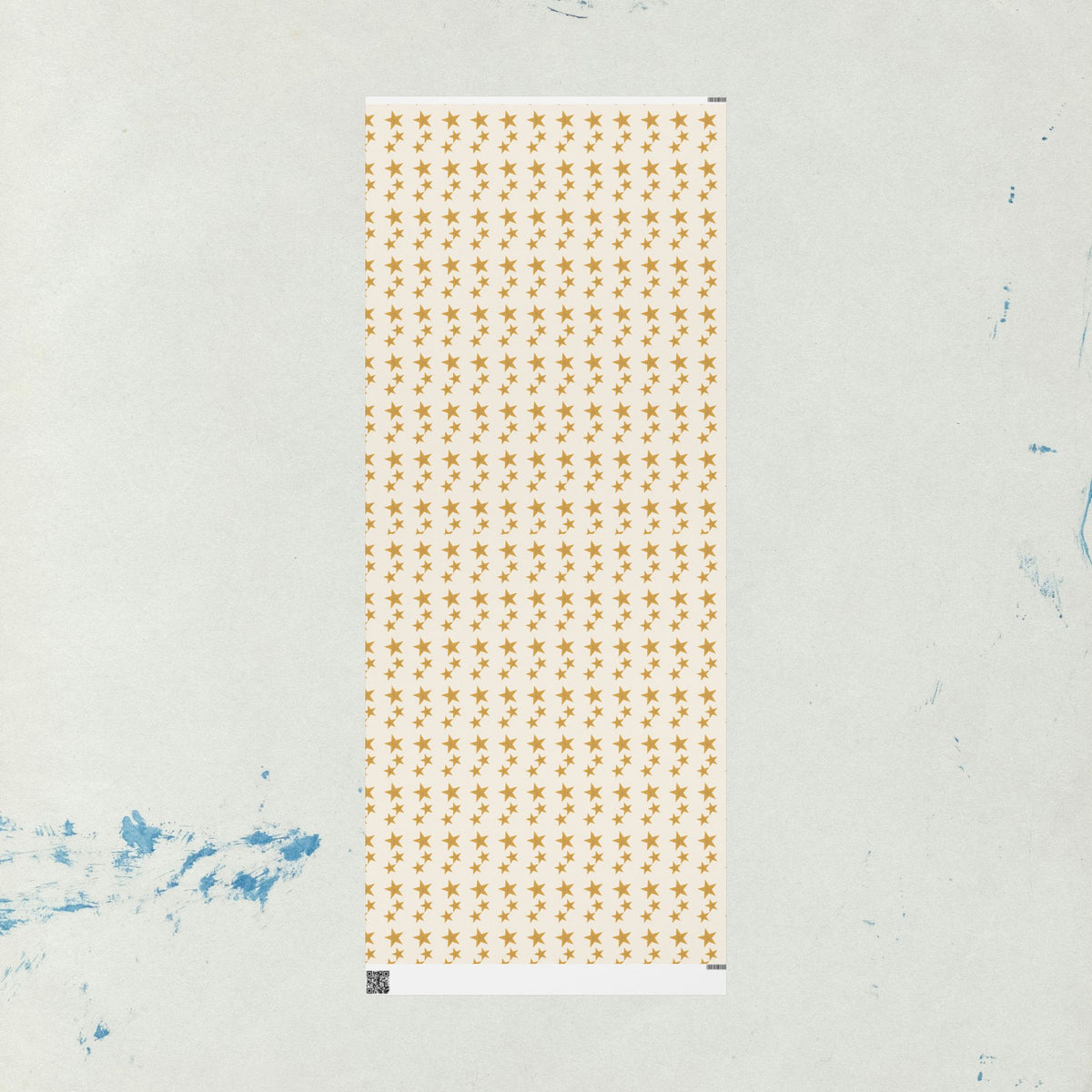 Byzantine Gold Stars Wrapping Papers | Metallic Star Pattern