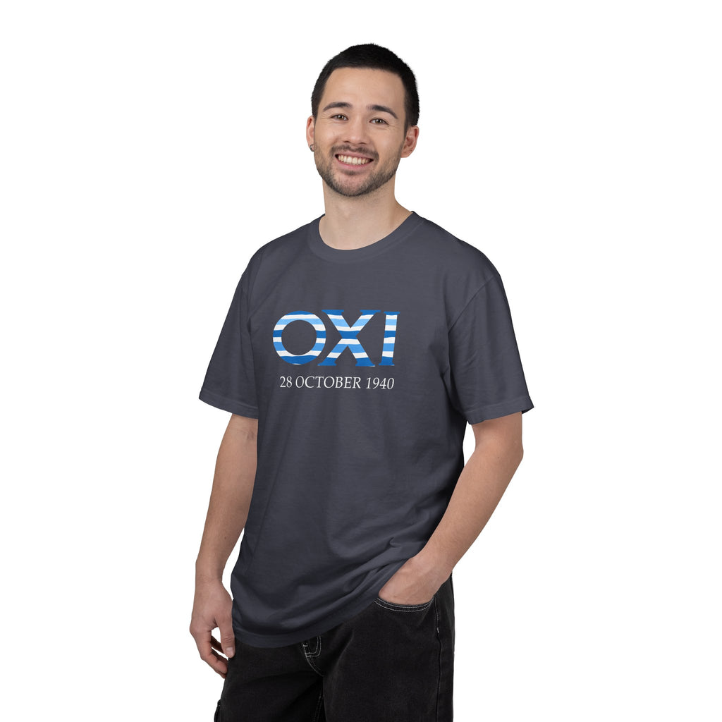 Oxi Day Greek Celebration Unisex T-shirt, Greek History Cultural Pride Shirt, Greek Independence Day Apparel, Greek Heritage Tee, Patriotic