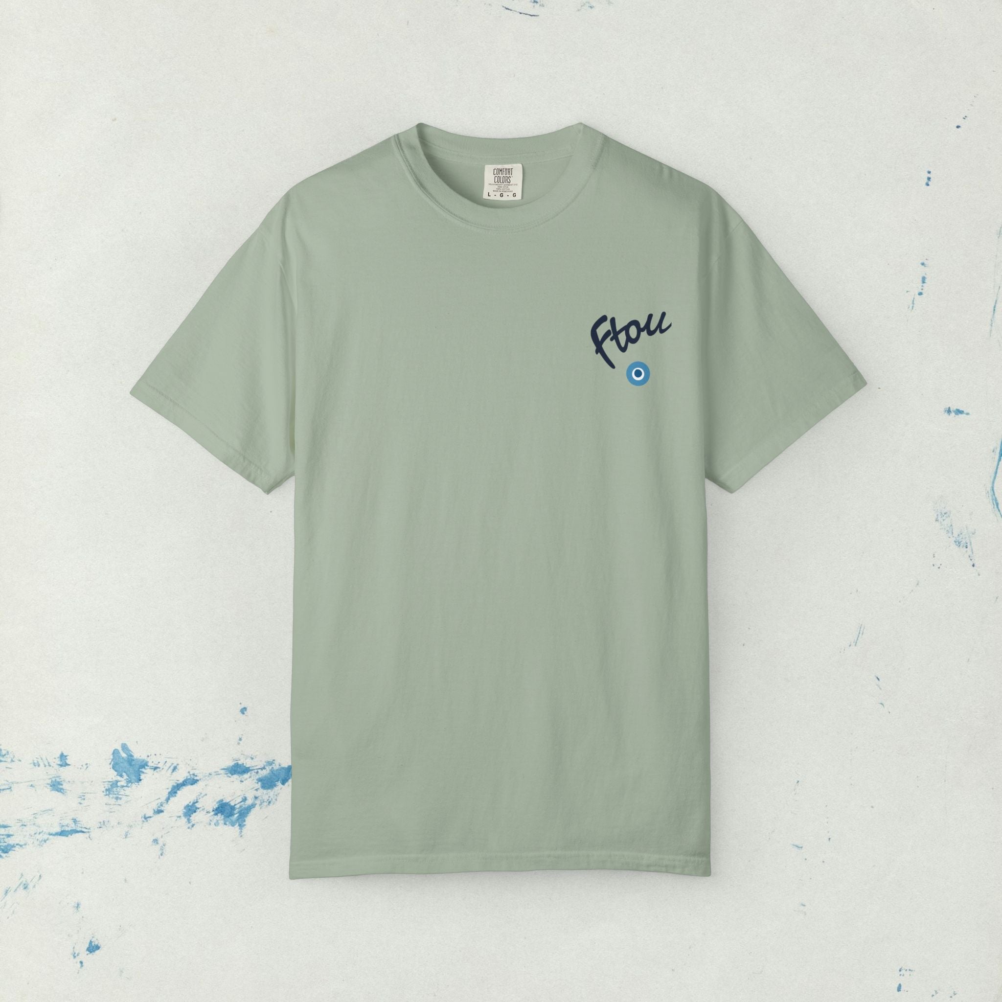 Greek Evil Eye, Mati Unisex T-shirt, Greek Culture Tee, Greek Language Shirt, Festival T, Comfort Colors T-shirt