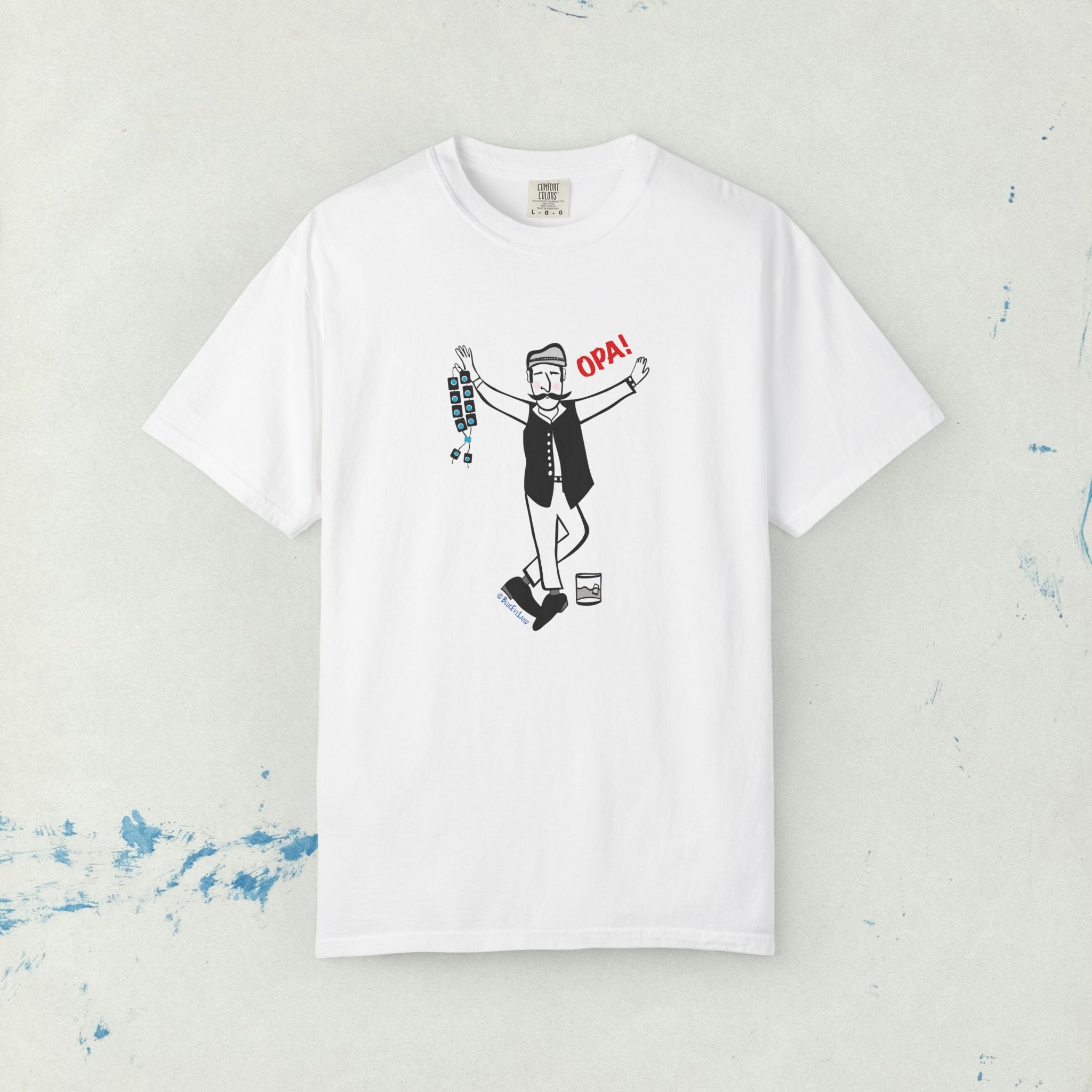 Greek Music & Dancing Unisex T-shirt, Opa Saying, Festival Gift Tee, Greek Culture Shirt, Greek Heritage Top
