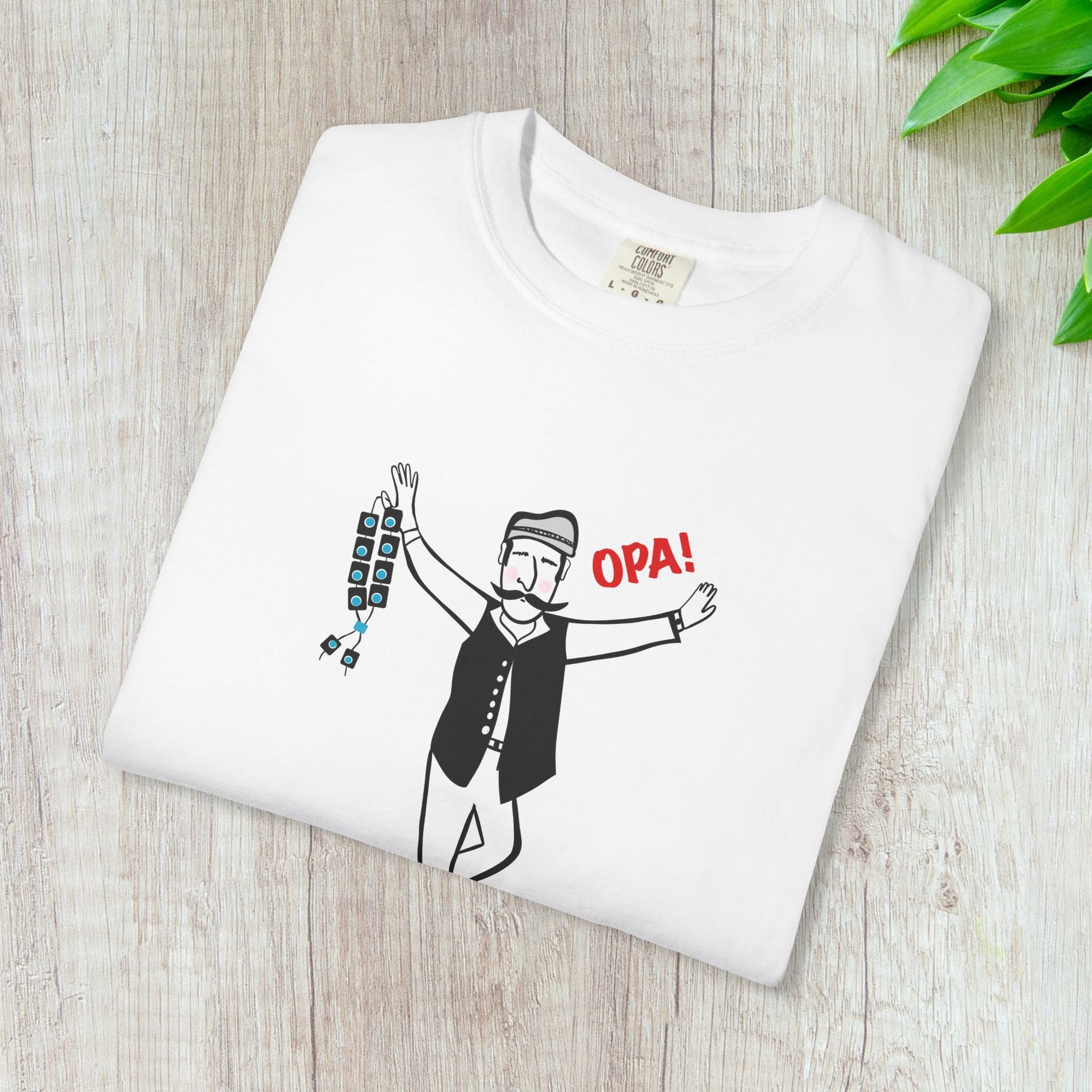 Greek Music & Dancing Unisex T-shirt, Opa Saying, Festival Gift Tee, Greek Culture Shirt, Greek Heritage Top