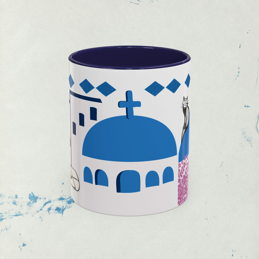 Greek Island sunset Coffee Mug | Island Theme coffee gift