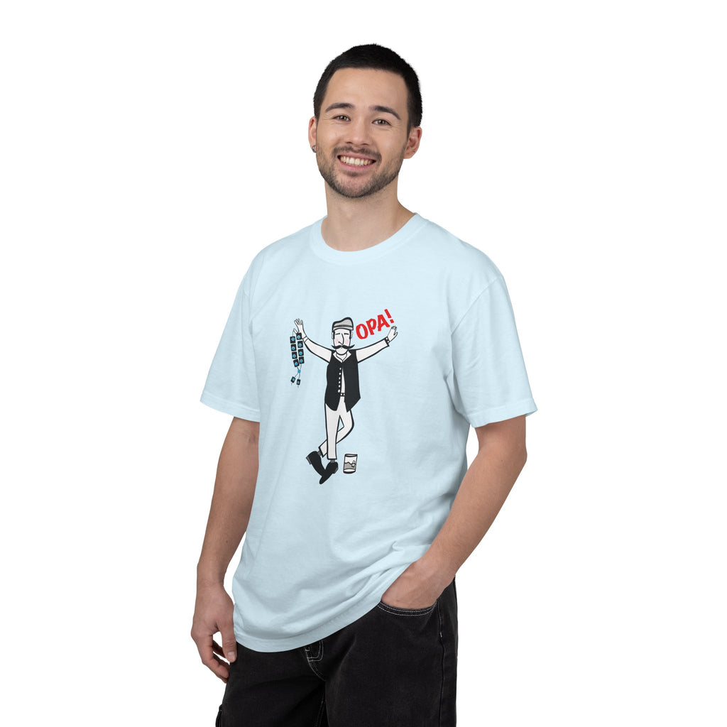 Opa! Greek Dancer T-shirt, Traditional Dance Graphic Tee, Greek Culture Gift
