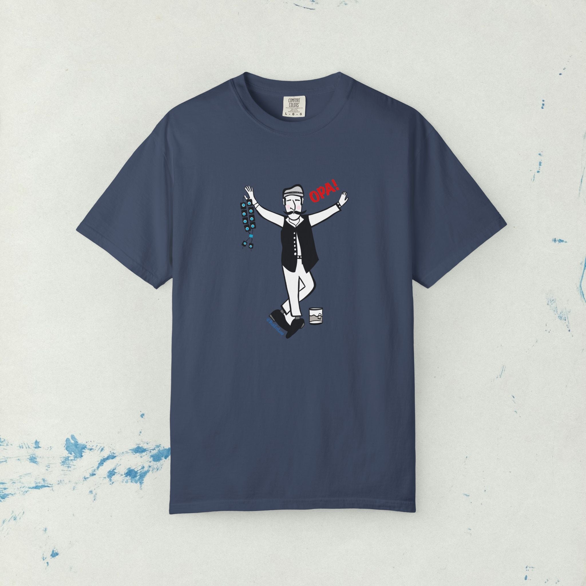Greek Music & Dancing Unisex T-shirt, Opa Saying, Festival Gift Tee, Greek Culture Shirt, Greek Heritage Top