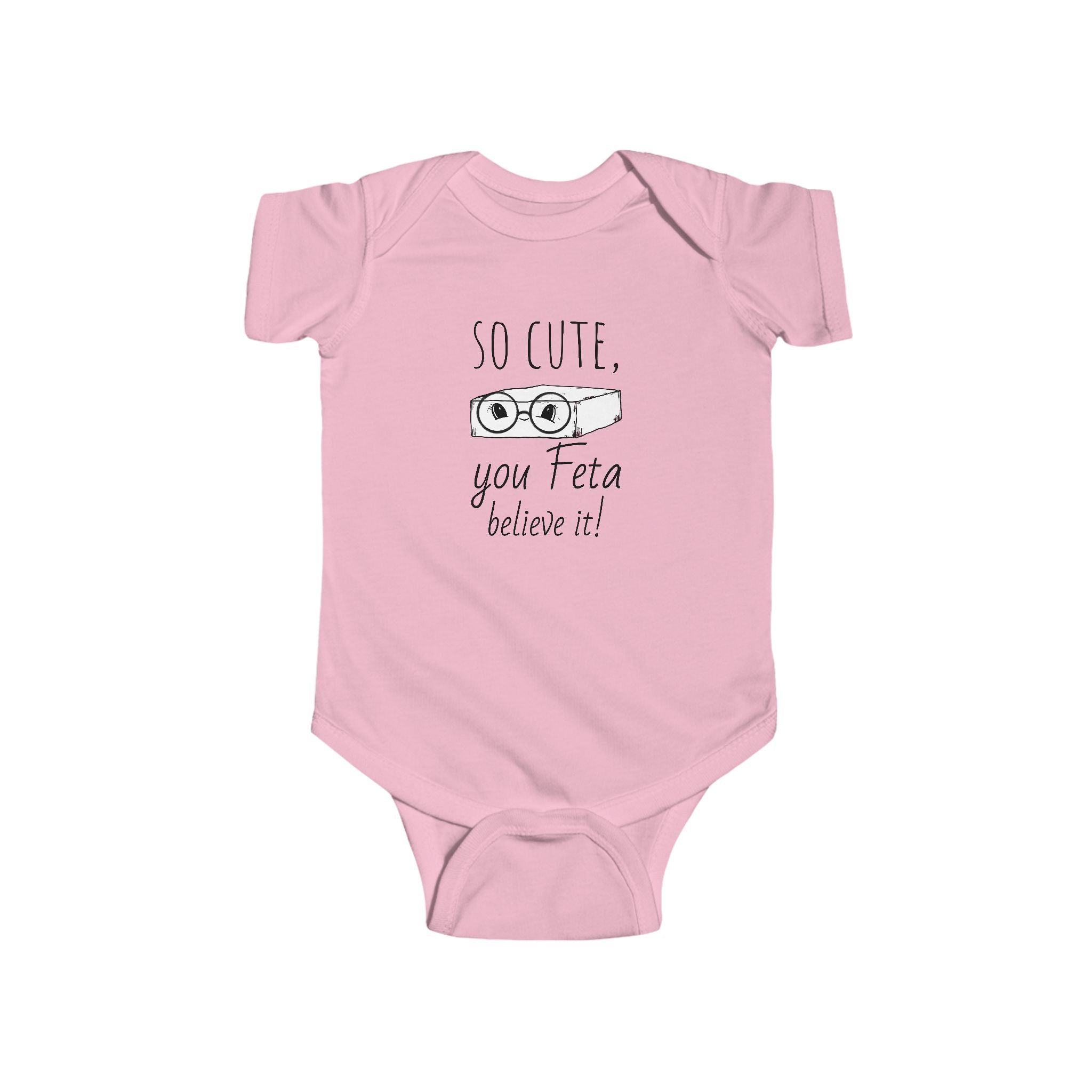 Cute Feta Cheese Baby Bodysuit | Cute Cheese Onesie