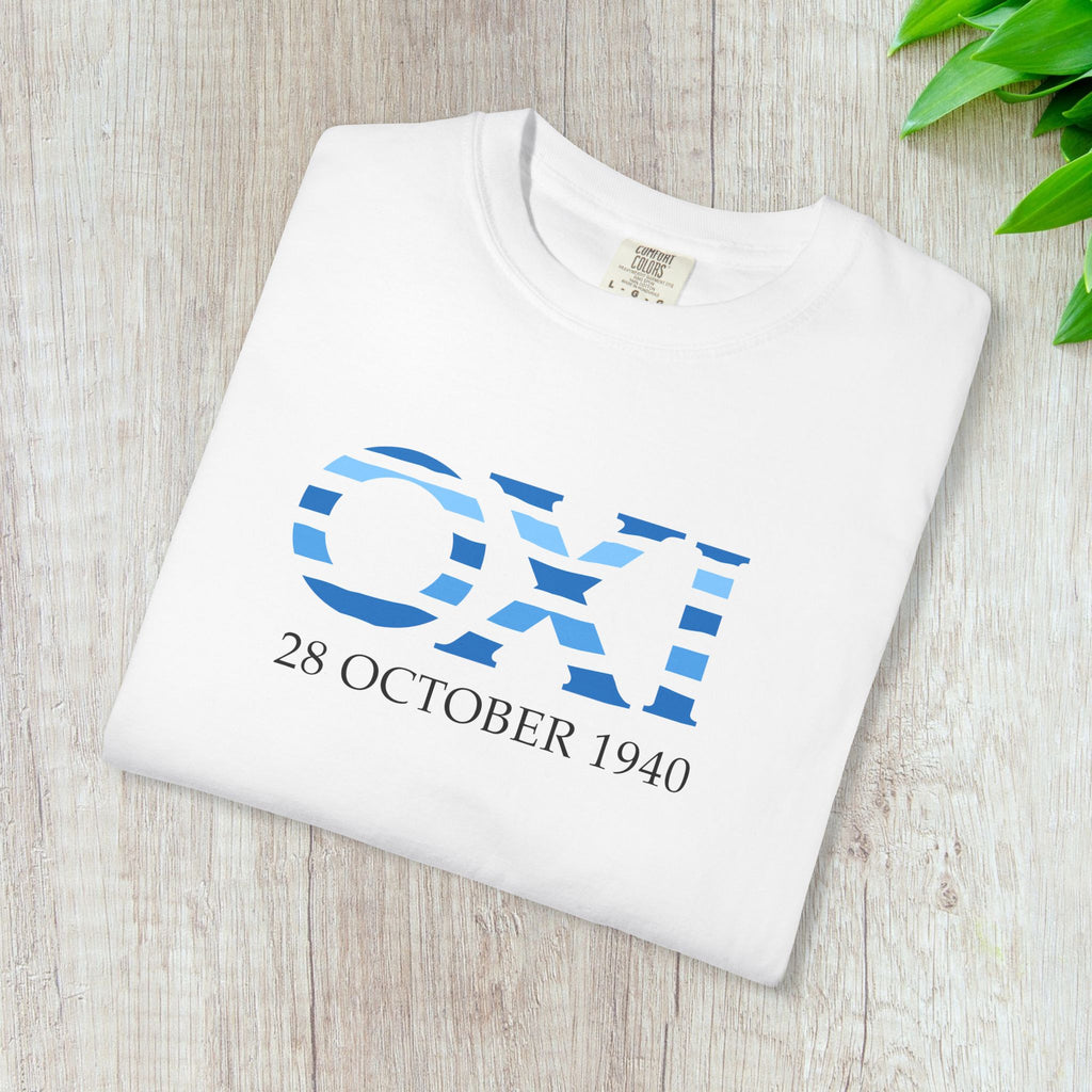 Oxi Day Greek Celebration Unisex T-shirt, Greek History Cultural Pride Shirt, Greek Independence Day Apparel, Greek Heritage Tee, Patriotic