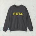 Feta Cheese Lovers Sweatshirt | Greek Foodie, Vintage Typography
