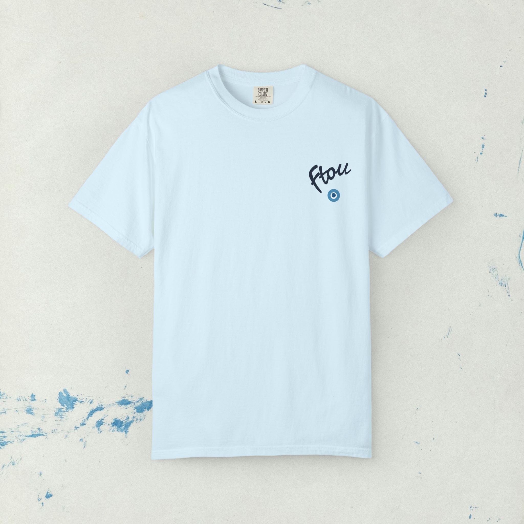 Greek Evil Eye, Mati Unisex T-shirt, Greek Culture Tee, Greek Language Shirt, Festival T, Comfort Colors T-shirt