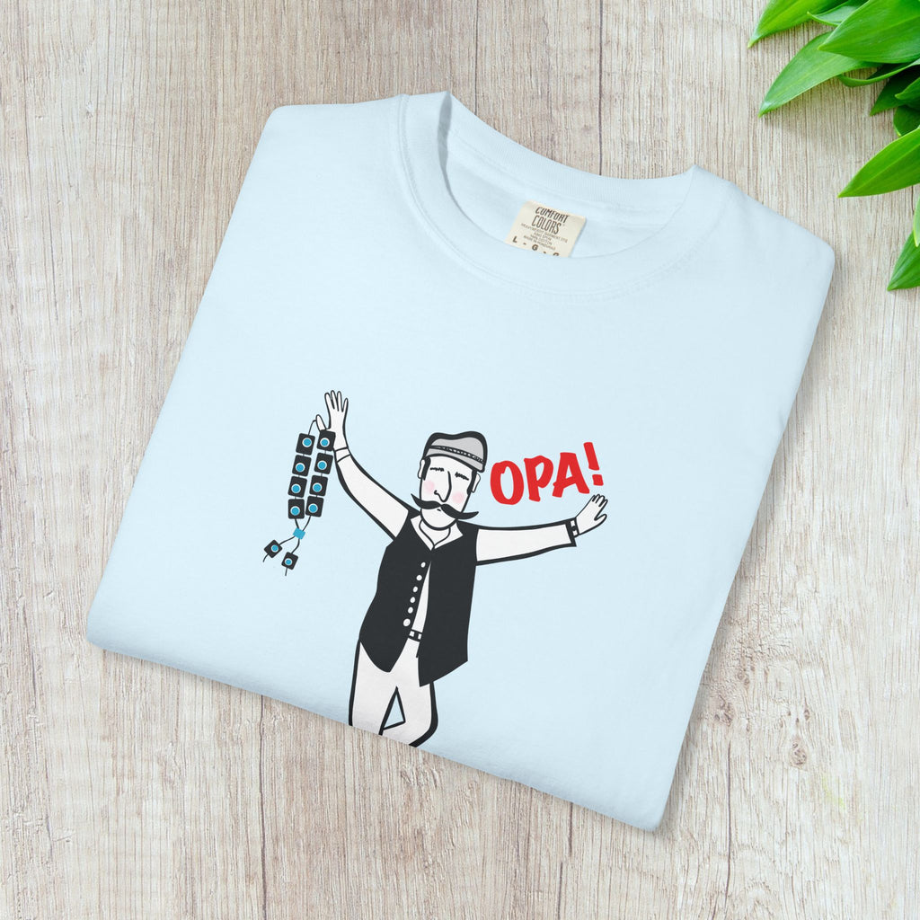 Opa! Greek Dancer T-shirt, Traditional Dance Graphic Tee, Greek Culture Gift