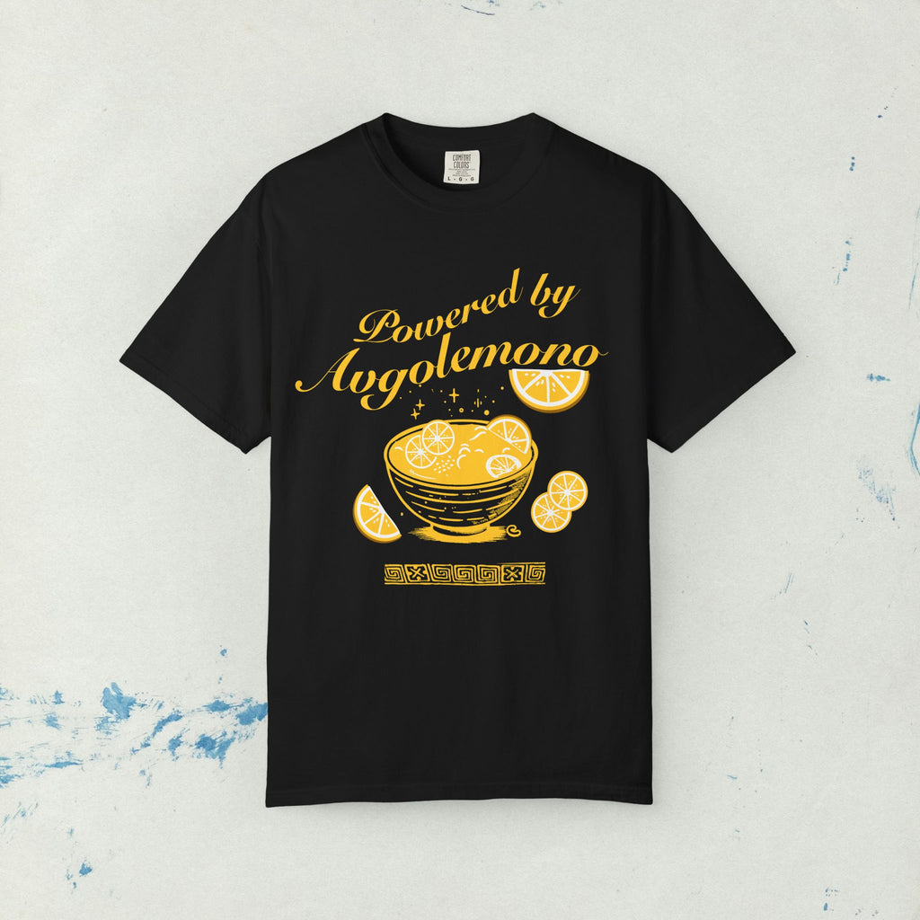 Avgolemono Greek Egg Lemon Soup Unisex T-shirt, Greek Cooking Cuisine Yiayia's Recipe Tee, Greek food T-shirt