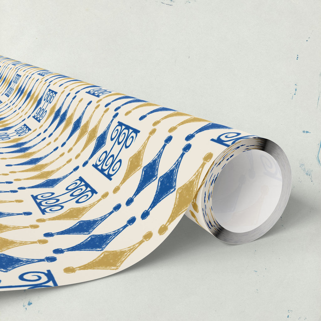 Navy & Gold Elegant Wrapping Paper | All Occasions Holiday Gift Wrap