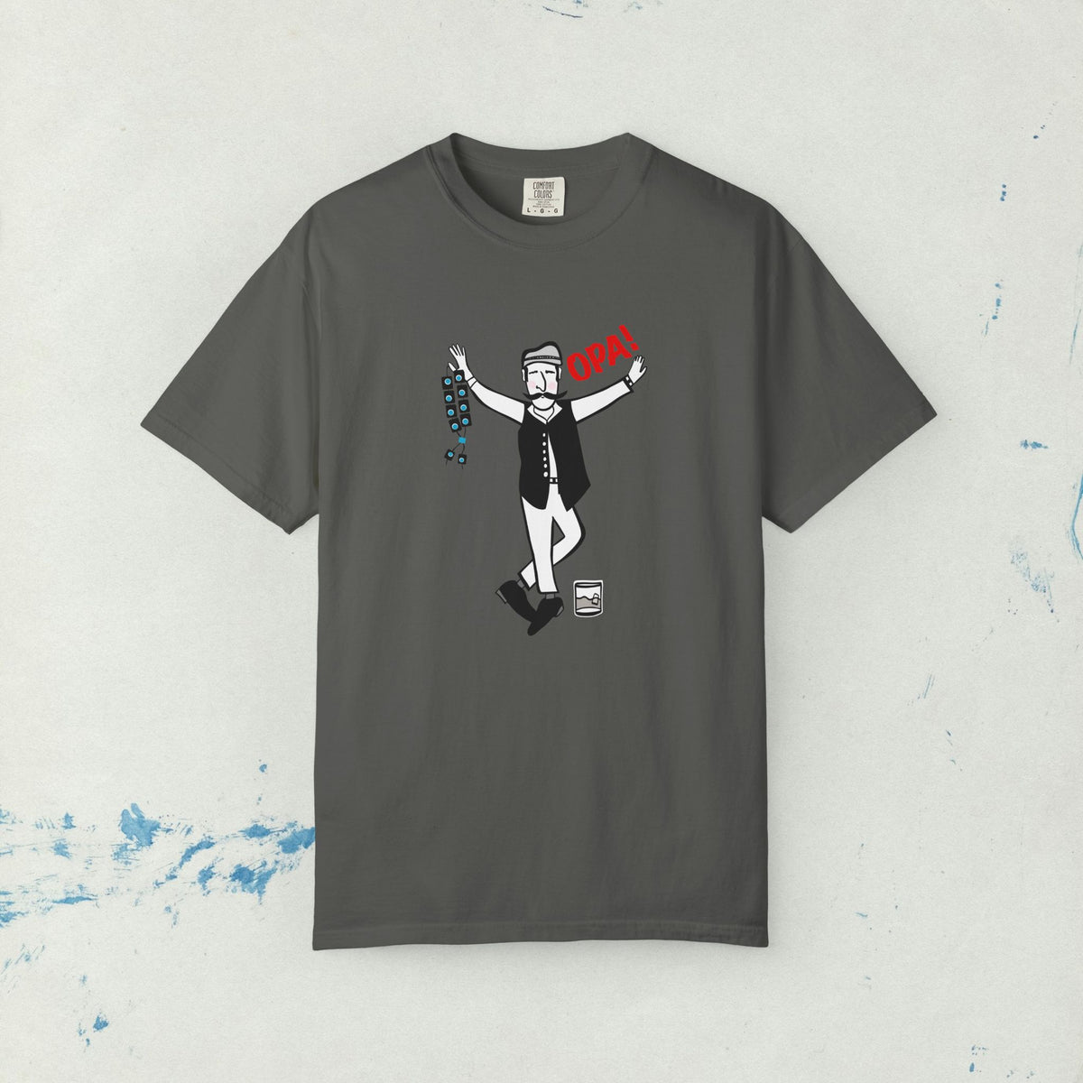 Opa! Greek Dancer T-shirt, Traditional Dance Graphic Tee, Greek Culture Gift