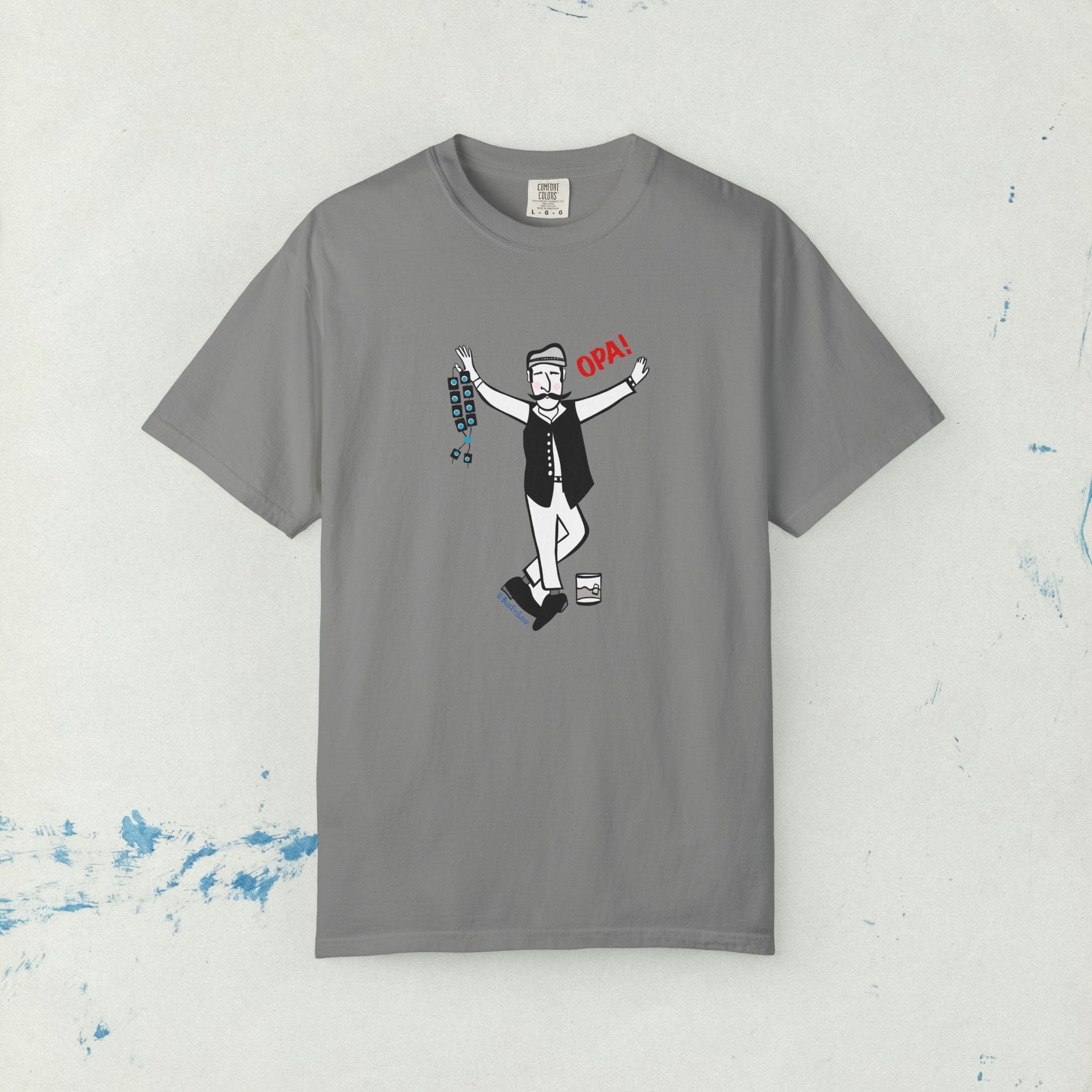 Greek Music & Dancing Unisex T-shirt, Opa Saying, Festival Gift Tee, Greek Culture Shirt, Greek Heritage Top