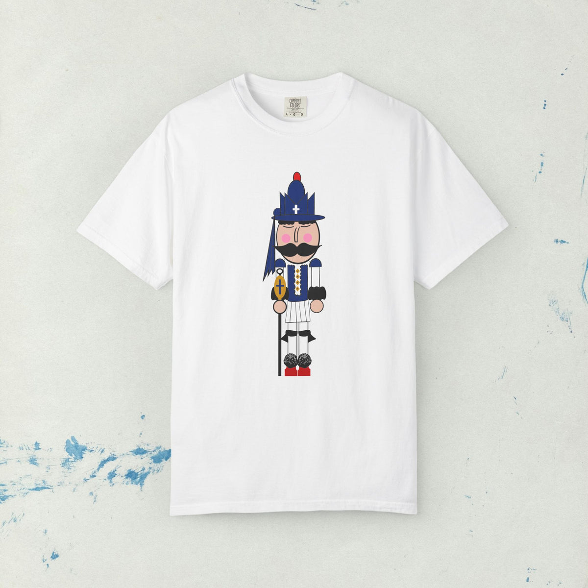 Evzone Nutcracker Illustration T-shirt | Christmas Graphic Tee