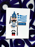ZHTW Greek Independence Day, Evzone Nutcracker , vinyl sticker
