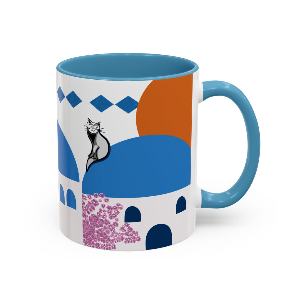 Greek Island sunset Coffee Mug | Island Theme coffee gift