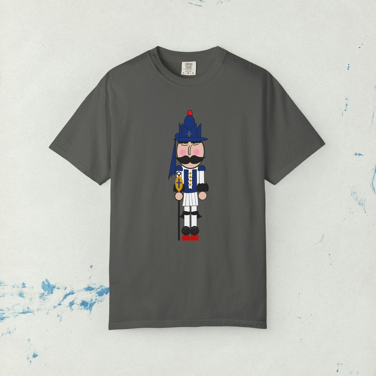 Evzone Nutcracker Illustration T-shirt | Christmas Graphic Tee
