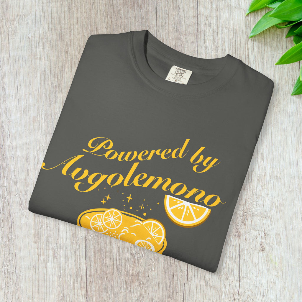 Avgolemono Greek Egg Lemon Soup Unisex T-shirt, Greek Cooking Cuisine Yiayia's Recipe Tee, Greek food T-shirt