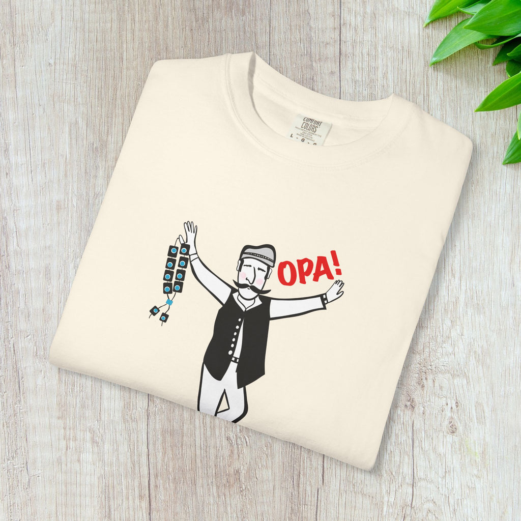 Opa! Greek Dancer T-shirt, Traditional Dance Graphic Tee, Greek Culture Gift