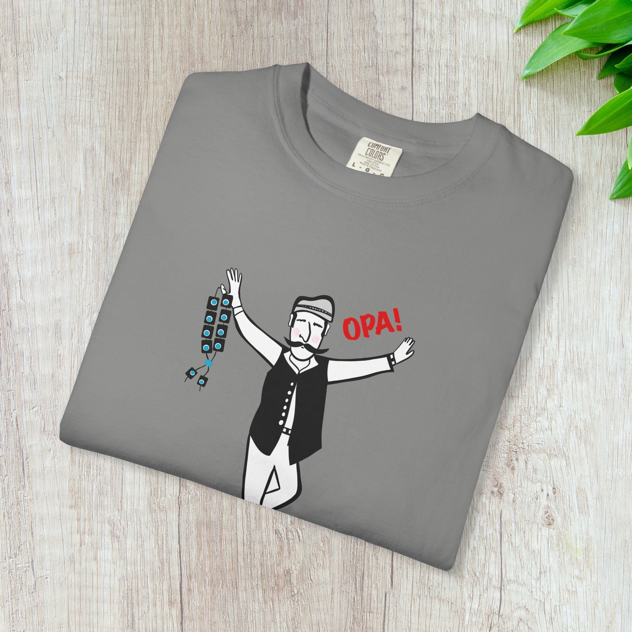 Greek Music & Dancing Unisex T-shirt, Opa Saying, Festival Gift Tee, Greek Culture Shirt, Greek Heritage Top