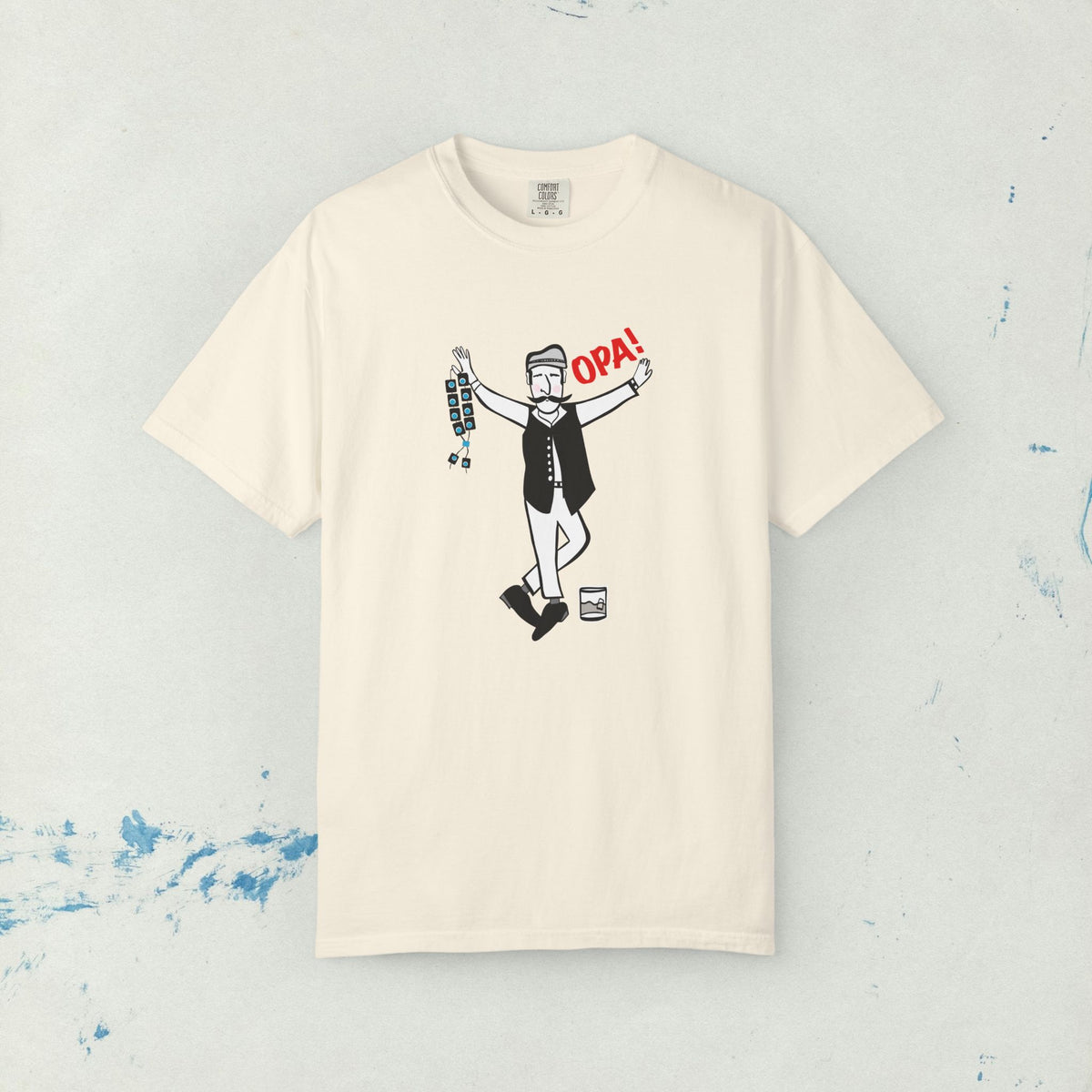 Opa! Greek Dancer T-shirt, Traditional Dance Graphic Tee, Greek Culture Gift