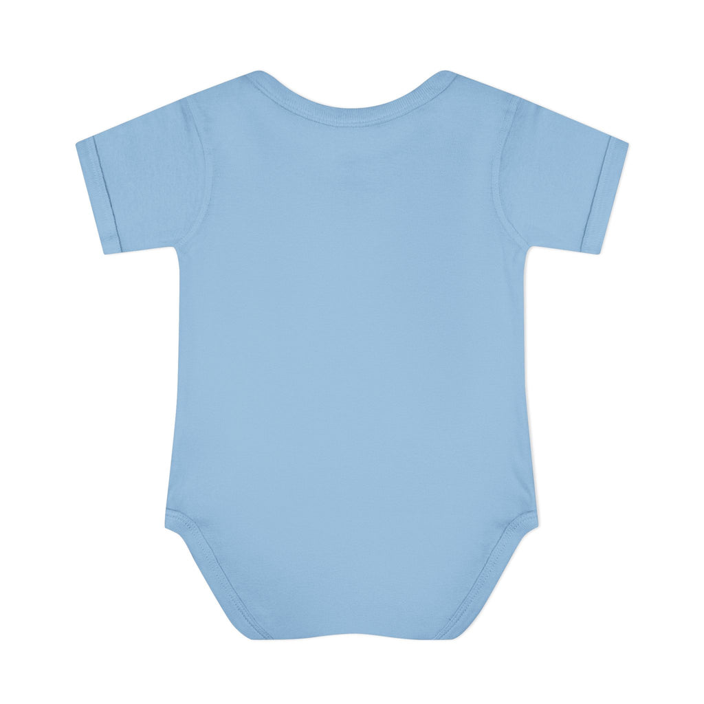 Sardine Pattern Sea print with Mati, evil eye bubbles Infant Bodysuit | Nautical Fish Graphic Baby Onesie