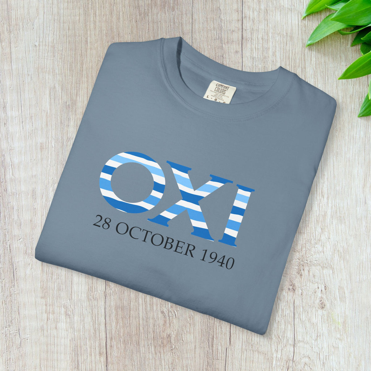Oxi Day Greek Celebration Unisex T-shirt, Greek History Cultural Pride Shirt, Greek Independence Day Apparel, Greek Heritage Tee, Patriotic