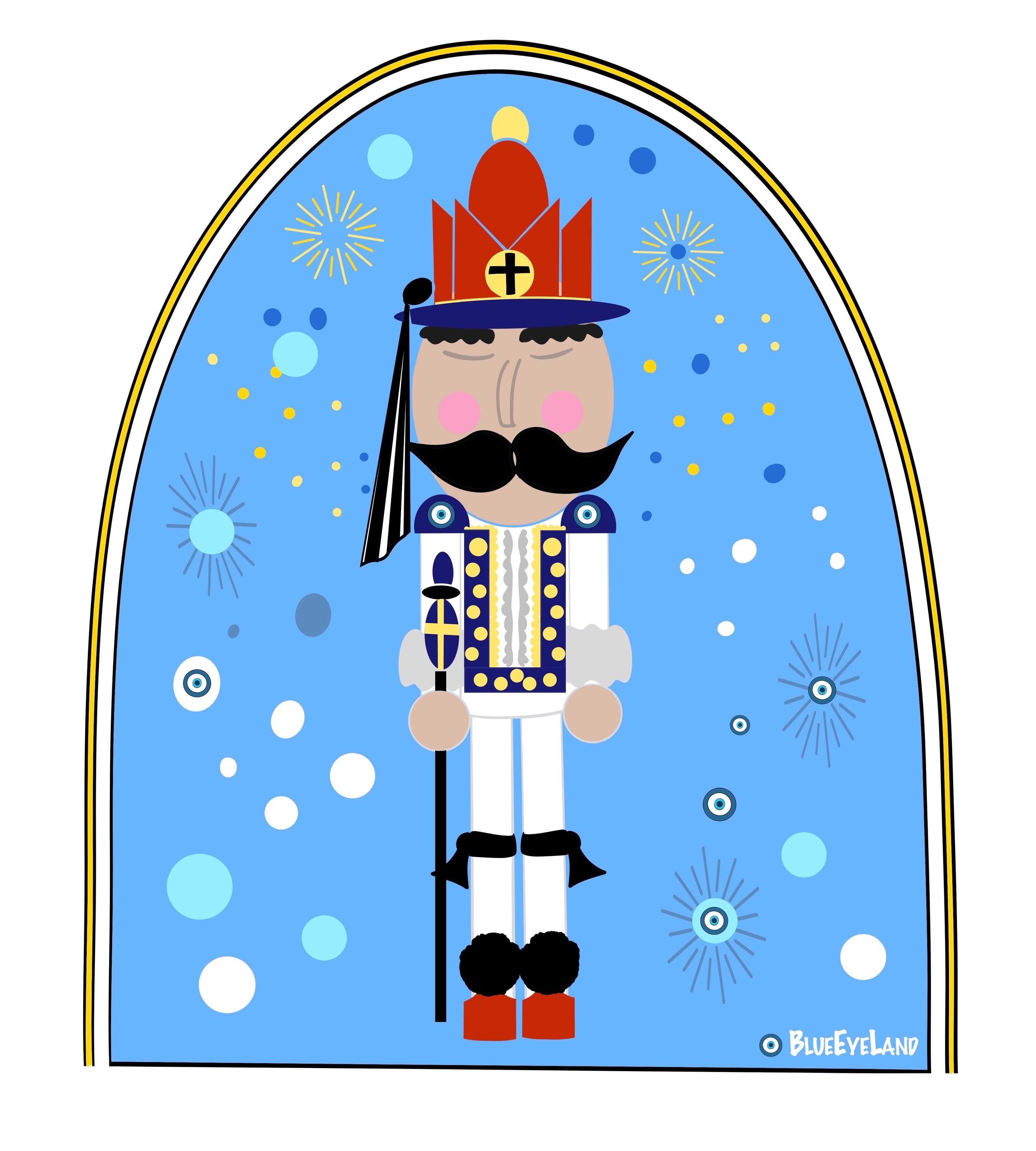 Evzone Greek Nutcracker Magnet