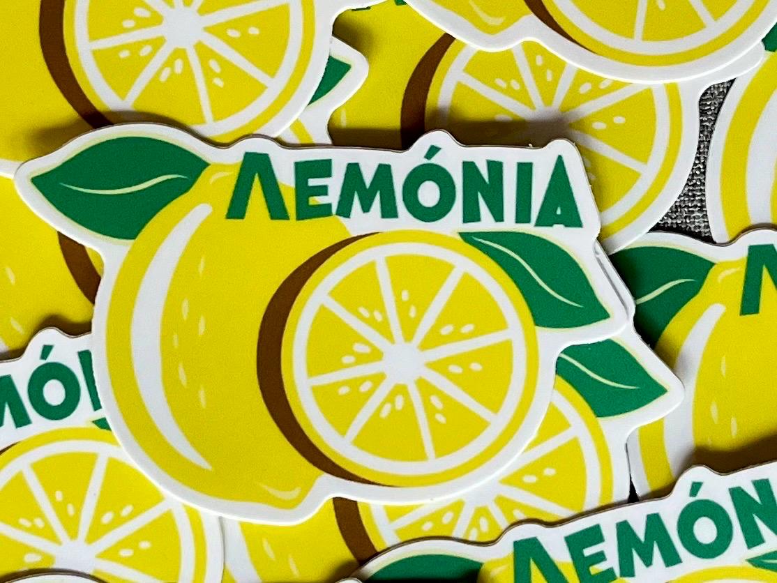 Lemons, Lemonia- vinyl sticker