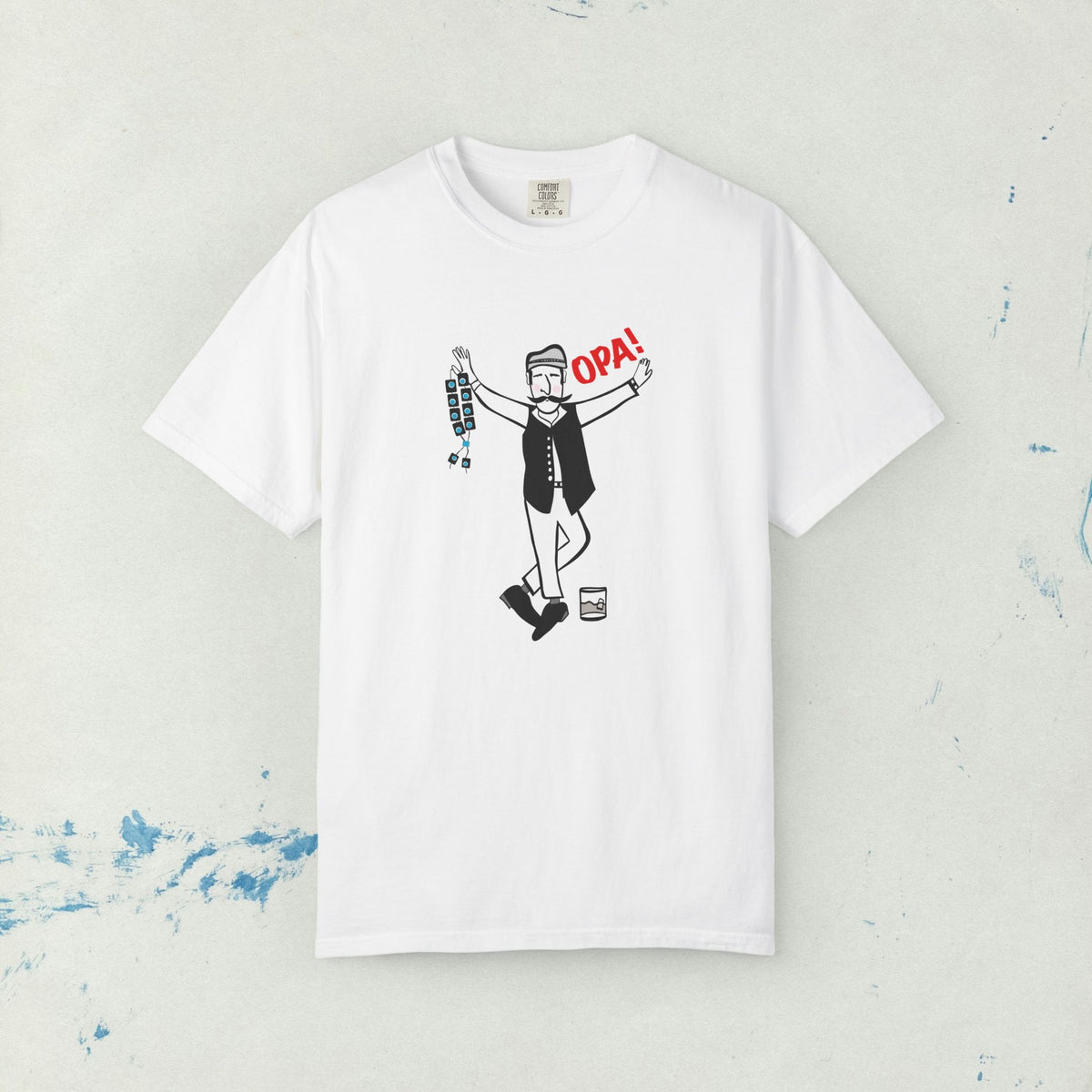 Opa! Greek Dancer T-shirt, Traditional Dance Graphic Tee, Greek Culture Gift