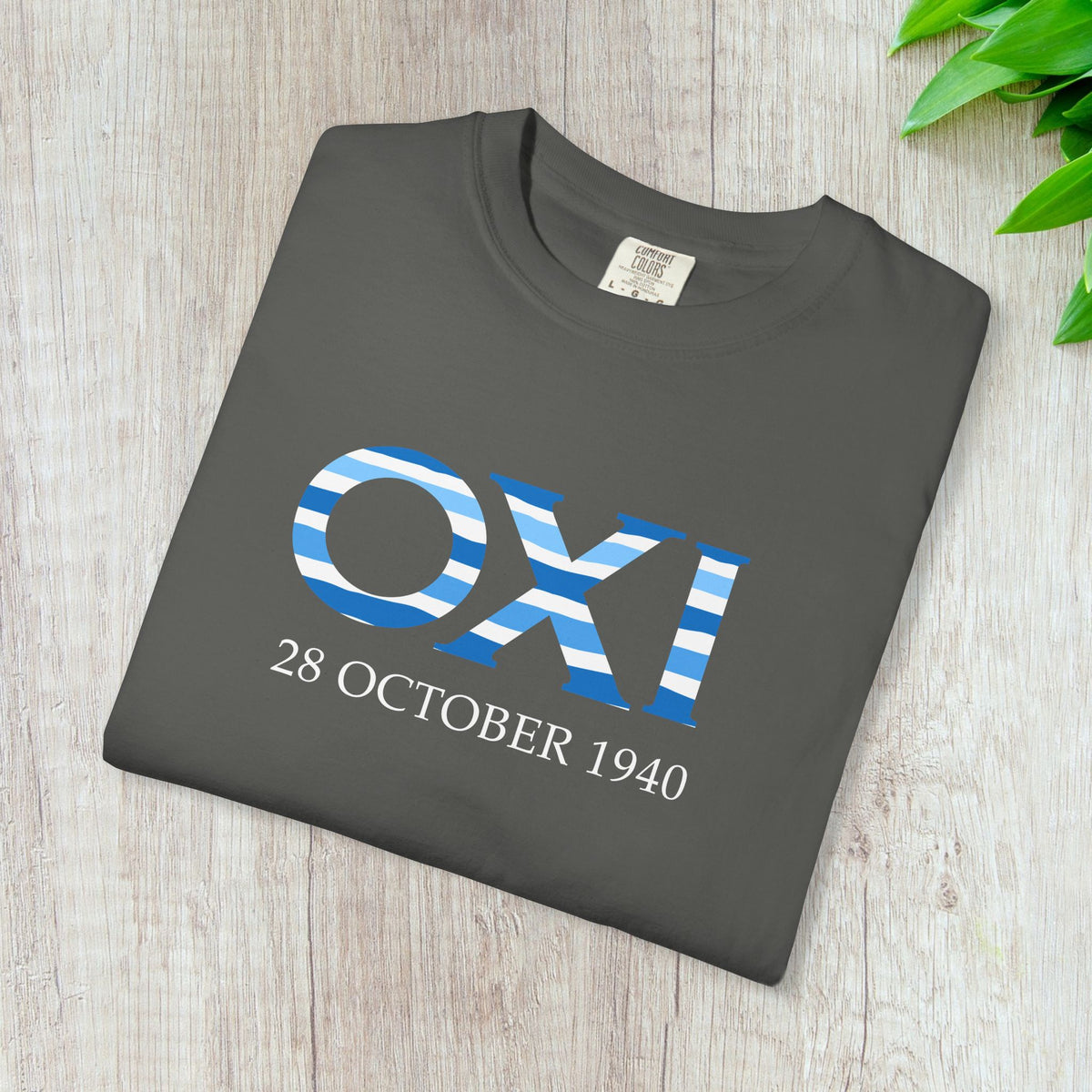 Oxi Day Greek Celebration Unisex T-shirt, Greek History Cultural Pride Shirt, Greek Independence Day Apparel, Greek Heritage Tee, Patriotic