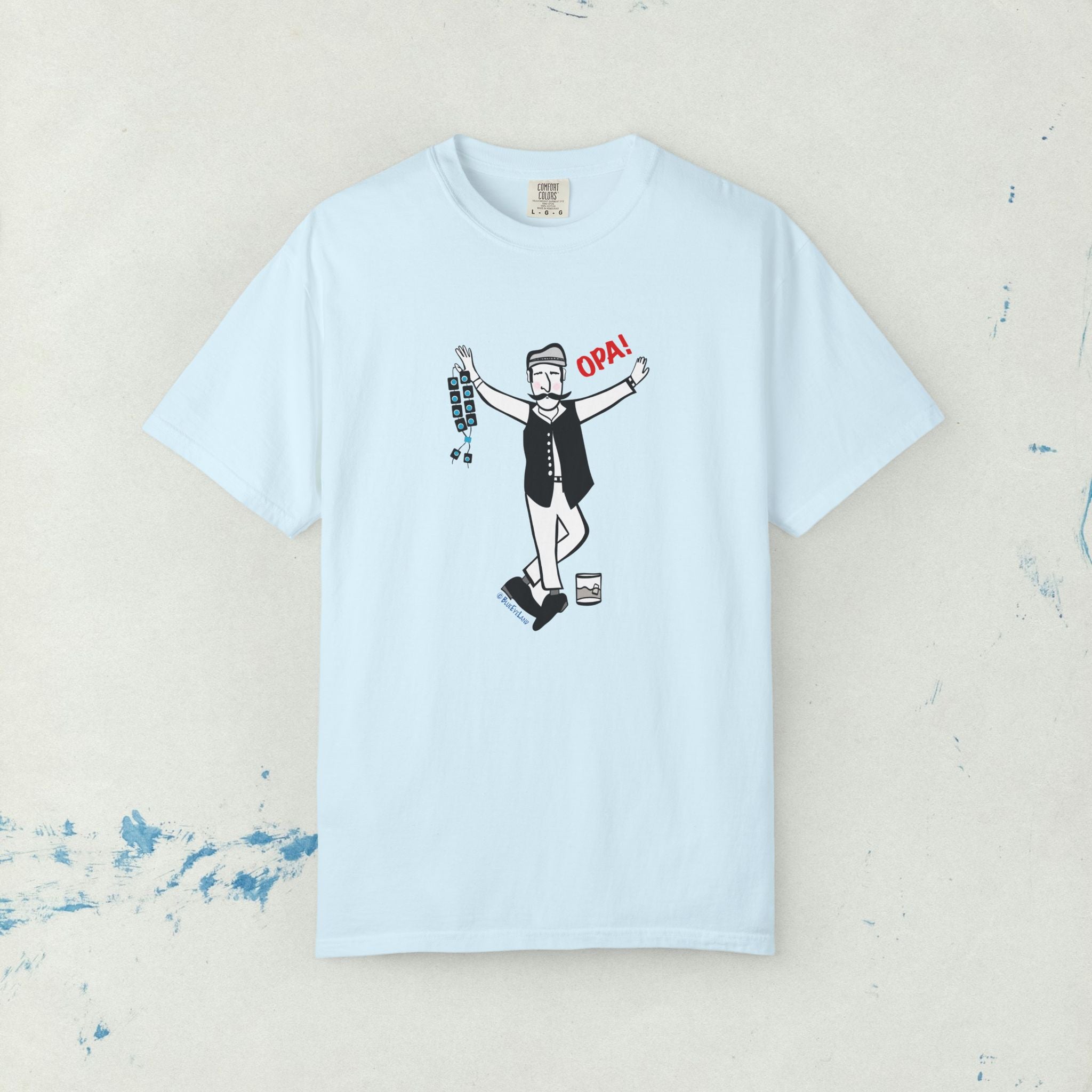 Greek Music & Dancing Unisex T-shirt, Opa Saying, Festival Gift Tee, Greek Culture Shirt, Greek Heritage Top