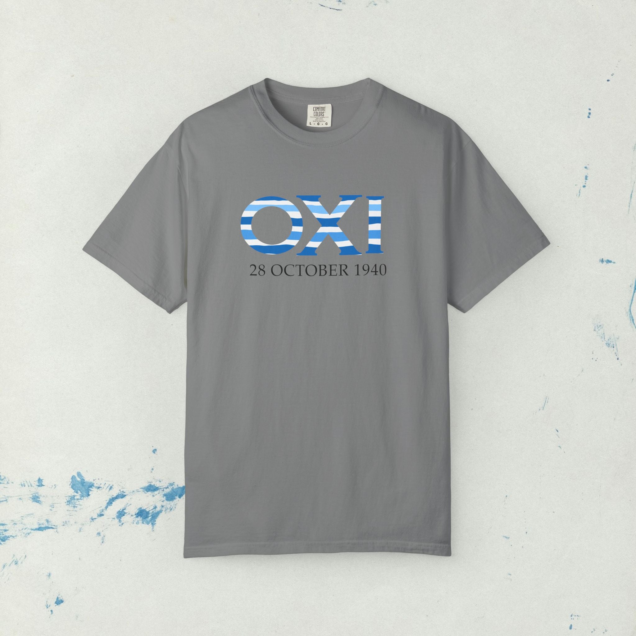 Oxi Day Greek Celebration Unisex T-shirt, Greek History Cultural Pride Shirt, Greek Independence Day Apparel, Greek Heritage Tee, Patriotic
