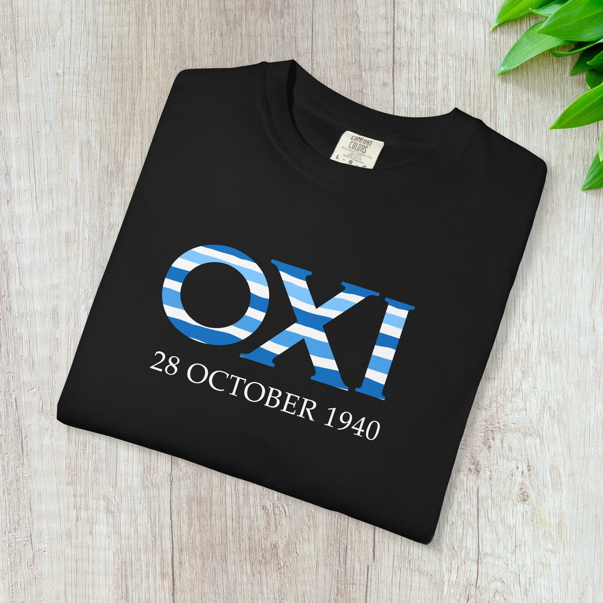 Oxi Day Greek Celebration Unisex T-shirt, Greek History Cultural Pride Shirt, Greek Independence Day Apparel, Greek Heritage Tee, Patriotic