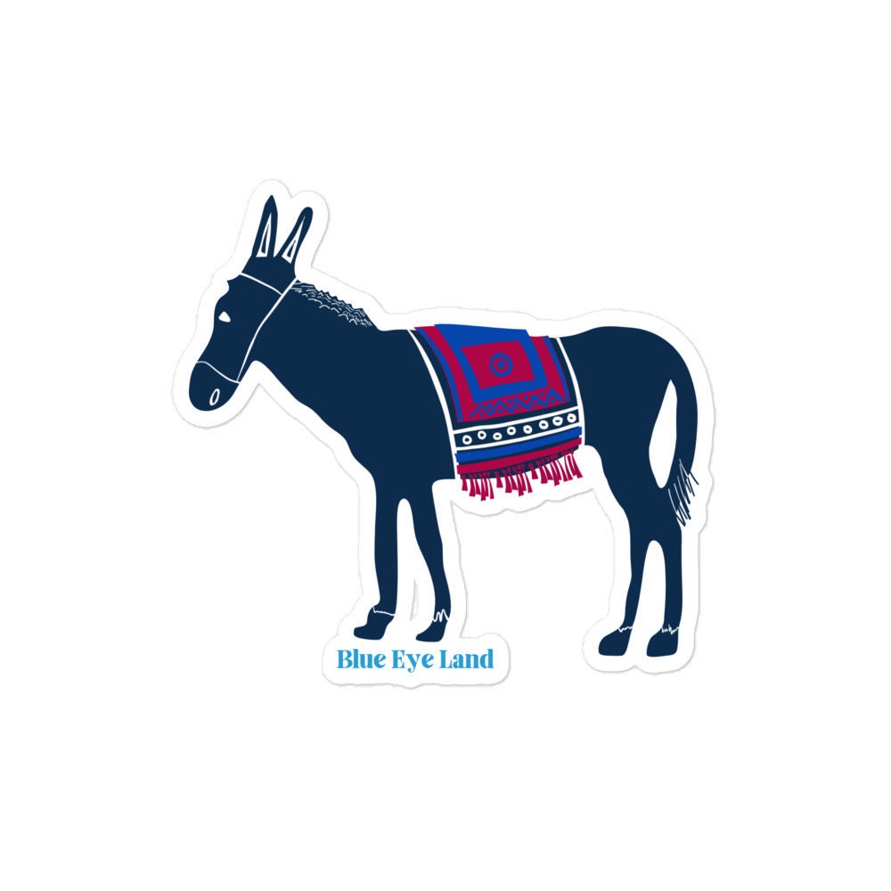 Greek Donkey, Greece vinyl sticker
