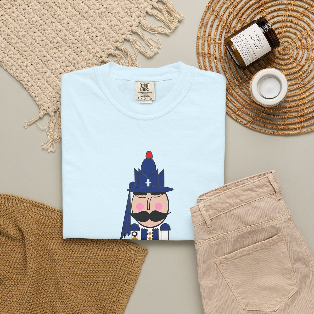 Evzone Nutcracker Illustration T-shirt | Christmas Graphic Tee