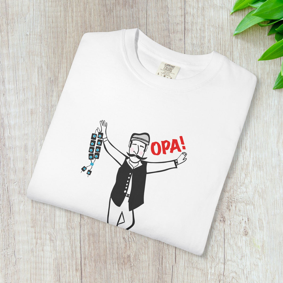 Opa! Greek Dancer T-shirt, Traditional Dance Graphic Tee, Greek Culture Gift