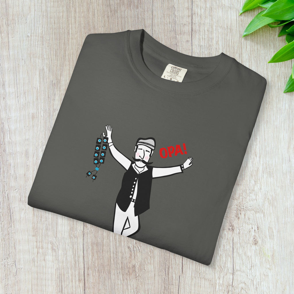 Greek Music & Dancing Unisex T-shirt, Opa Saying, Festival Gift Tee, Greek Culture Shirt, Greek Heritage Top