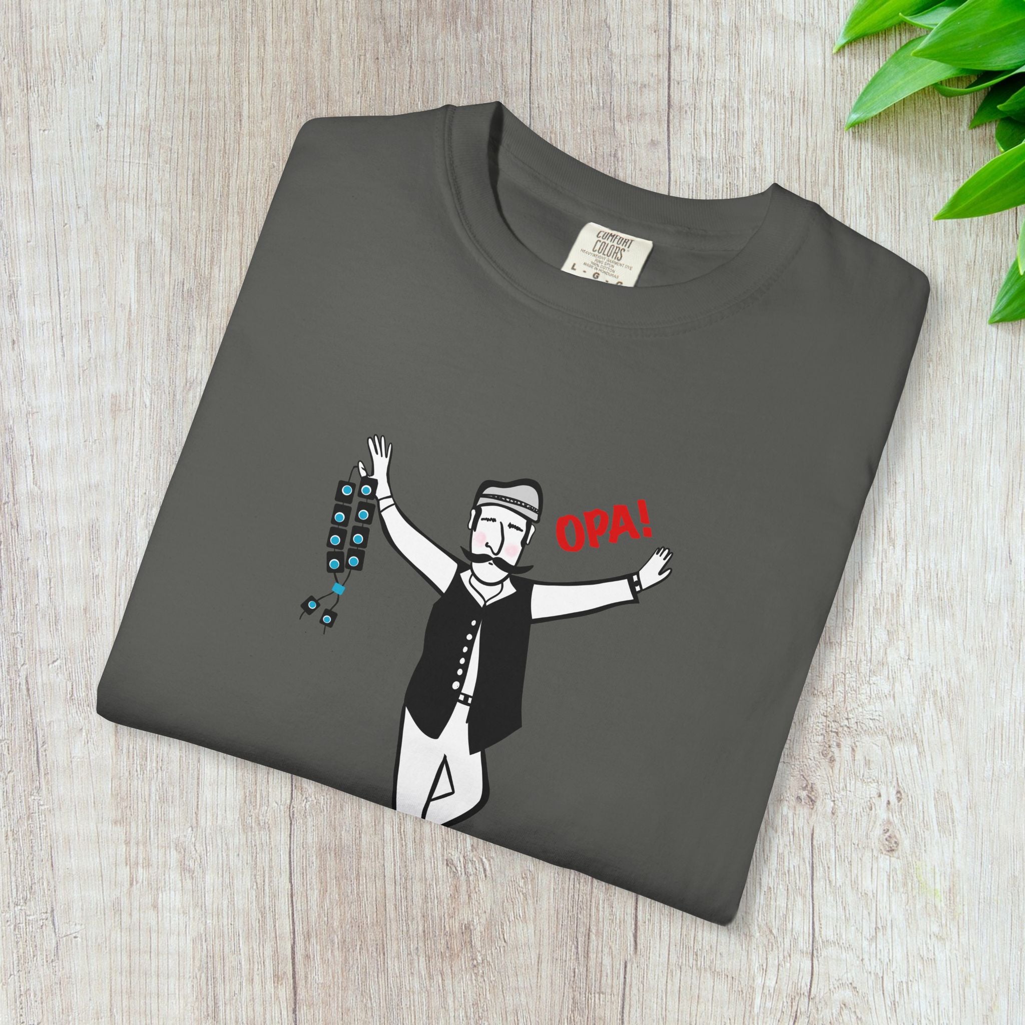 Greek Music & Dancing Unisex T-shirt, Opa Saying, Festival Gift Tee, Greek Culture Shirt, Greek Heritage Top