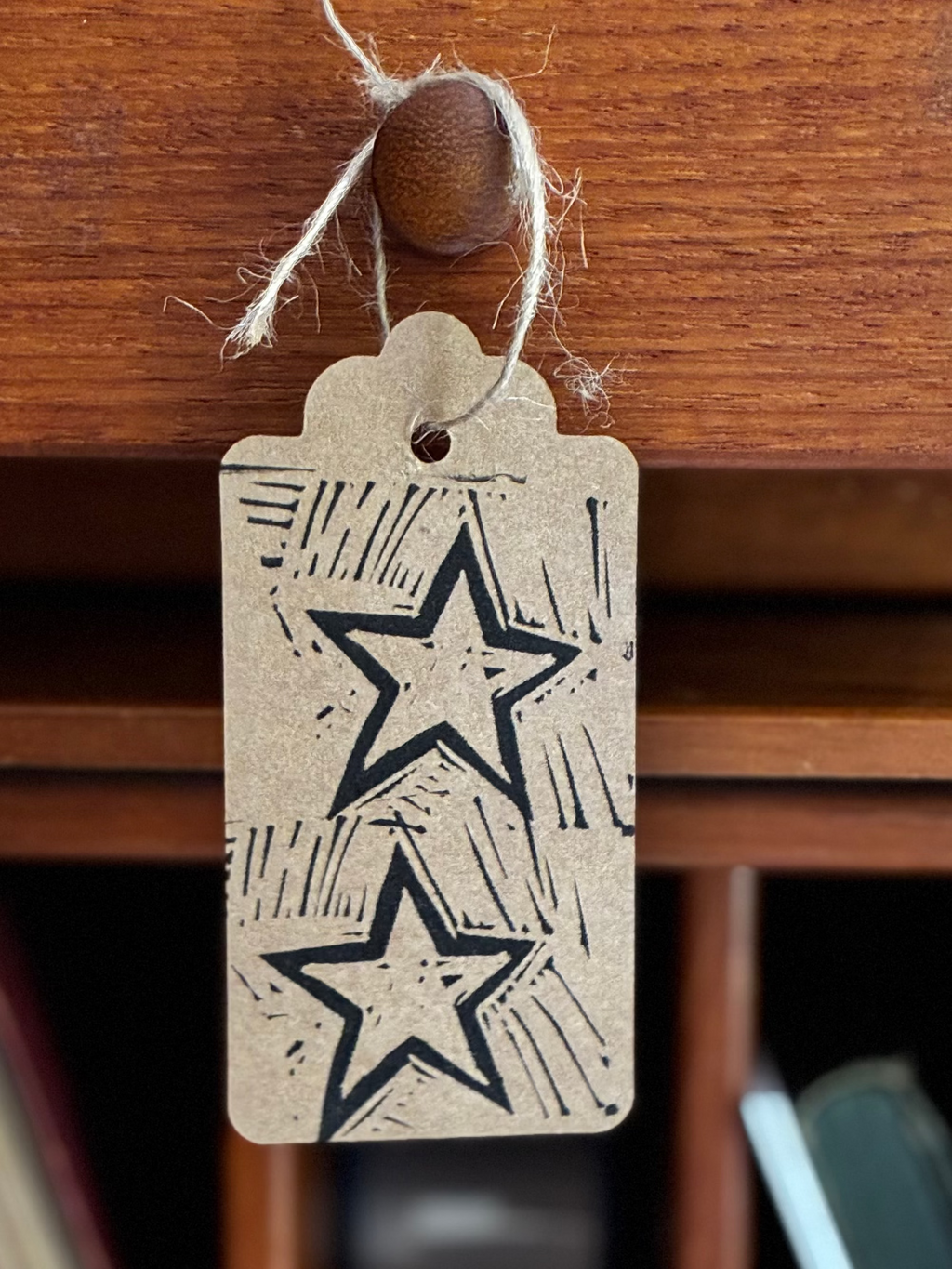 Hand-Carved Star Gift Tags
