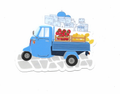 Greek Fruit Truck Sticker Bundle