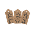 Hand-Carved Star Gift Tags